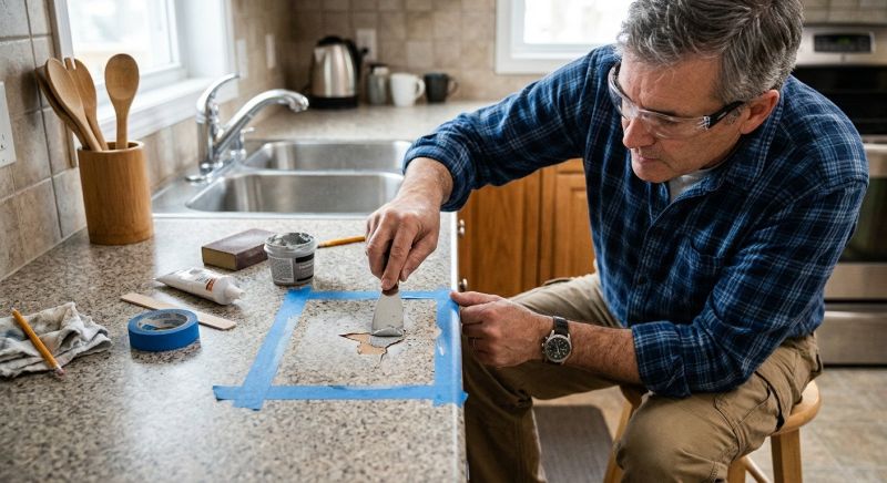 Concrete Countertop Pouring in Santa Rosa, CA