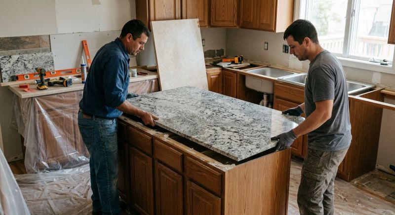 Custom Countertop Installation in Roseville, CA
